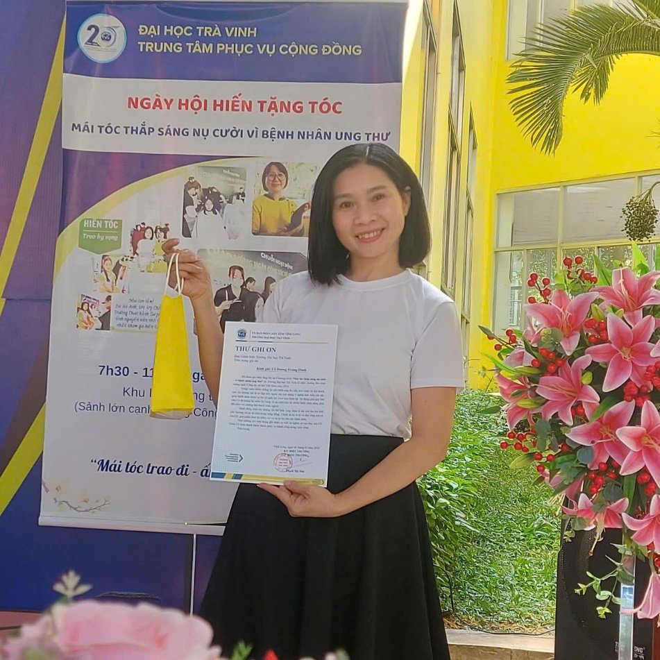 Tiếp nối hành trình yêu thương: Chương trình Hiến tóc năm 2026 tại Đại học Trà Vinh